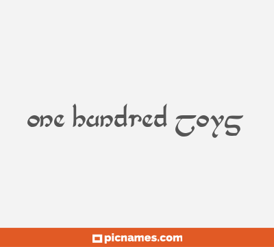 One Hundred Toys